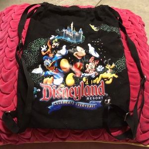 ⏱🔥Black Disneyland resort drawstring backpack
